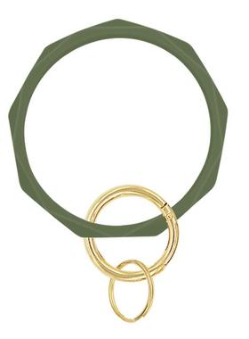 时尚设计纯色 菱形手环 硅胶手杯钥匙扣 女式软胶防丢腕车钥匙圈