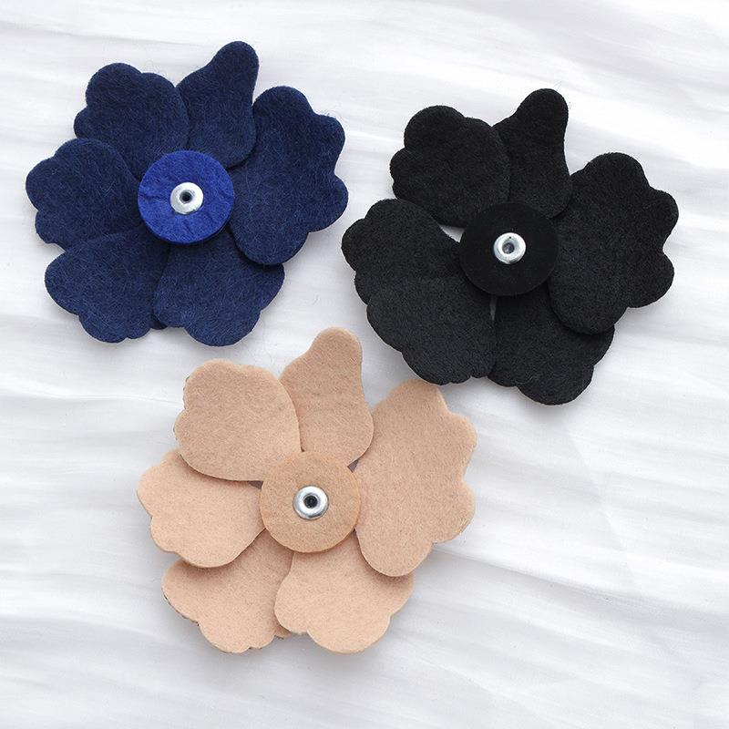 新品 满钻彩色花朵配饰女士凉鞋鞋花烫钻立体小花饰品配件