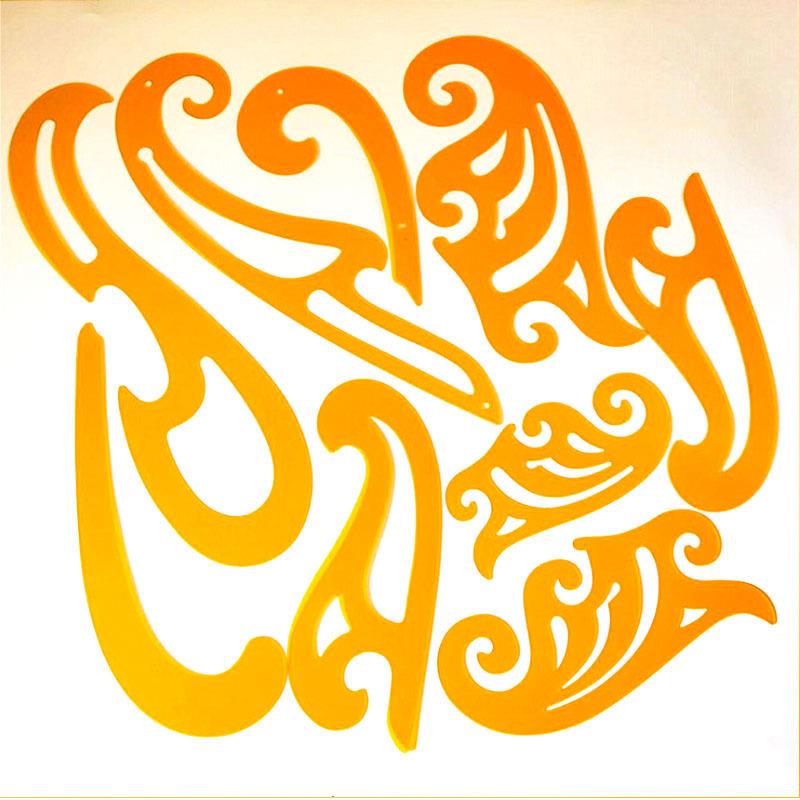 曲线尺子/云形尺/薄云尺、厚云尺 设计 绘图模版 曲线板绘图