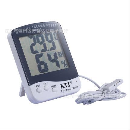 经销 大屏幕温湿度计 数显温湿度计带外置探头 TA218C