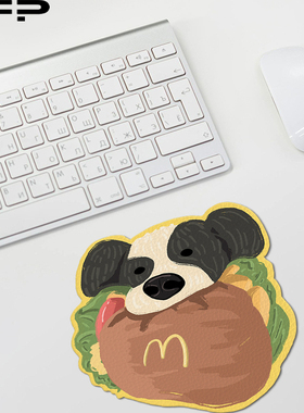FIREPRINCESS麦当劳卡通小狗鼠标垫女生护腕小号键盘垫电脑滑鼠垫