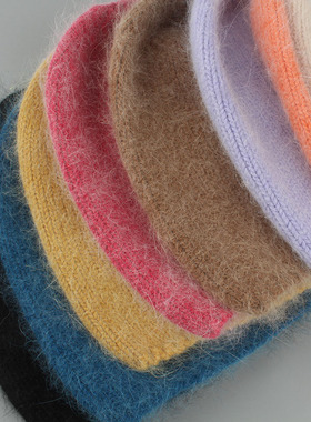 Autumn Winter Hat For Women 70% Rabbit Fur Winter Cap Fashio