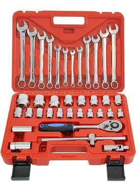 32 sets of socket wrenches combination set ratchet spanner t
