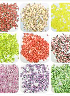 10g Frut slce Slme Clay Sprnkles for Fller Supples Wat