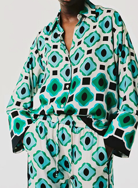 2021 New Women Summers Suits Blouse Shirt + Wide Leg High W