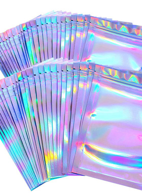 Wholesale Lashes Packaging Boxes Idea Holographic Laser Zip