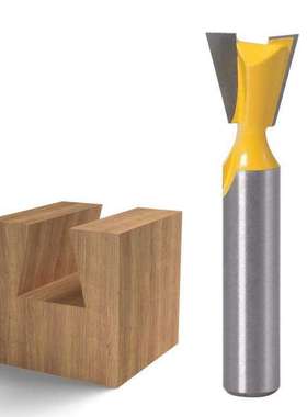 15PCS 8MM Shank Dovetail Joint Router Bits Set 14 Degree Wo