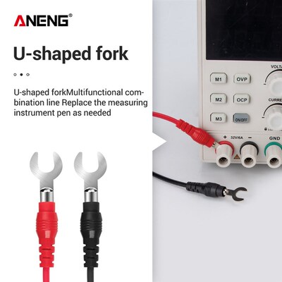 极速ANENG 16 in 1 Universal Digital Multimeter Probe Test Le