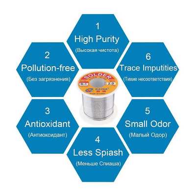 KAINA Welding Wire 060810121520mm Solder Tin 350g