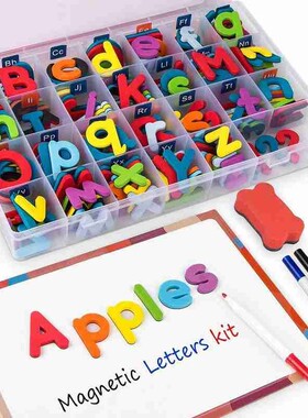 Magnetic Letters 10/26 Pcs Uppercase Lowercase Foam Alphabet