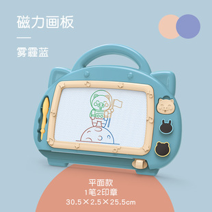 极速猪猪画板儿童磁性画画板写字板宝宝涂鸦板小孩幼儿一岁男女孩