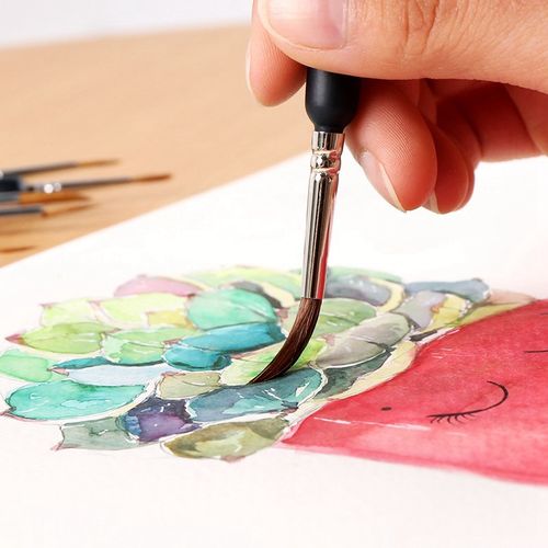 3/4/5pcs Different Size Weasel Hair Fine Hook Line Pen Paint