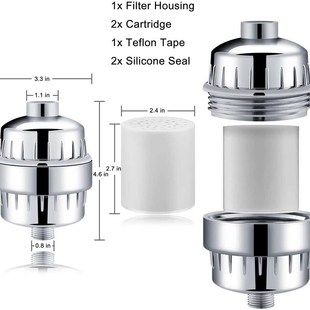 Aqualutio Shower filter - For hair, baby and nails healthy,