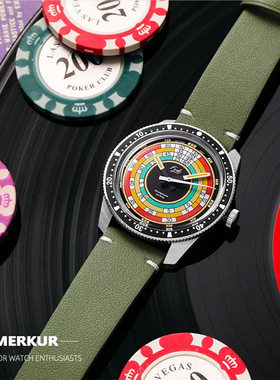 Merkur Decompression Watch 60s Vintage Mens Mechanical Han