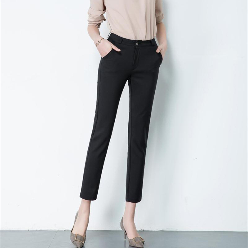 S-4xl Big Size Womens Formal Office Pencil Pants 2023 New El