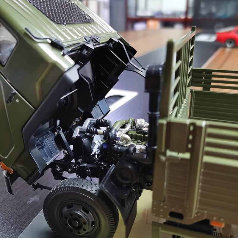 l一解放3军卡车 1:24 解放CA112汽1卡J车车模 合金车汽模型M