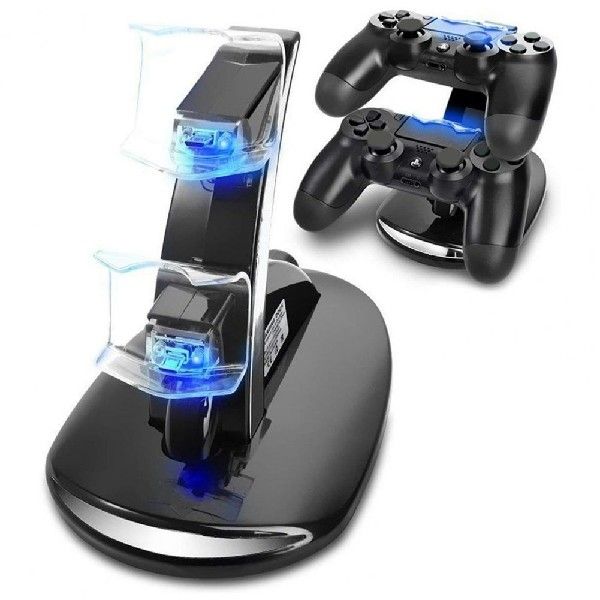 Dual USB Charging Dock Holder Stand Charger Station for PS4