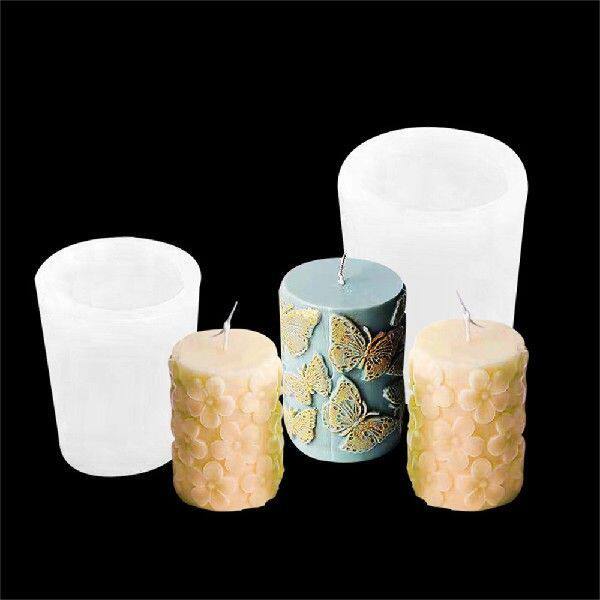 Cylinder Soft Casting Die Relief Design Silicone Stencil