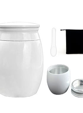 经典热销现货40*30mm骨灰罐 天使之翼刻字骨灰盒男女通用骨灰坛子