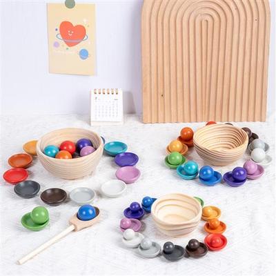 Montessor baby clp ball color matchng ball and dsc game