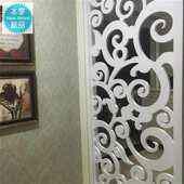 通花板屏风雕花板 进门镂空花格墙玄关隔断 欧式 客厅屏风雕花隔断