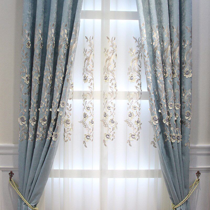 Rural Curtain Relief Snow Neill Curtains for Living Room Be