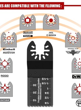 10-100Pcs Set Multifunction Universal Saw Blades Set Oscilla