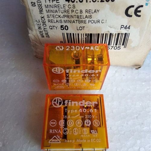 Type 40.61 230Vac New Relay 8 foot AC 230V 16A/25