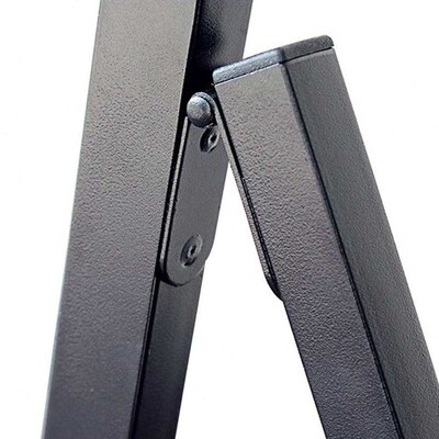 冰禹BYrl183户外防风铁质架手提A型立牌单面翻盖海报架(80120