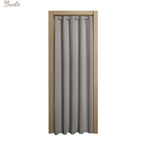 门帘日式布艺化妆室卧室网红隔断窗厨房专用隔音帘遮光帘免打孔