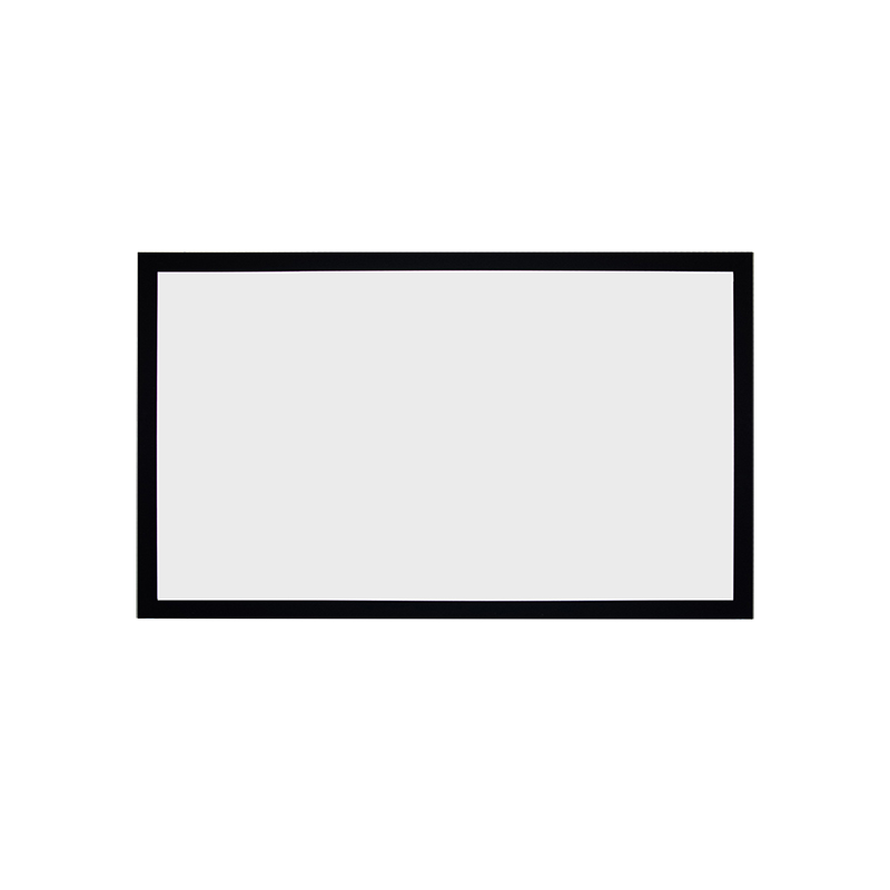 经科JK画框投影幕布窄边框HB-W2高增益金属打孔透声幕106寸16:10