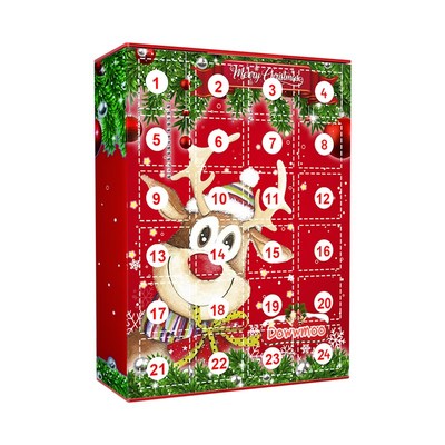 Advent Calendar 24 Days Countdown Calendars With Keychain Or