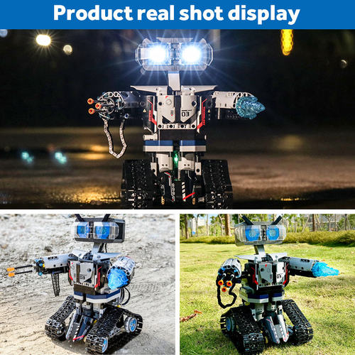 极速611PCS NEW City RC Robot Electric Building Blocks Remote