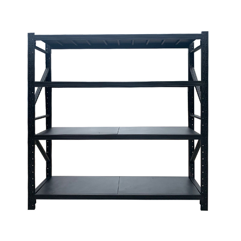 黑色货架展示架置物多层仓储库房仓库货物架快递家用重型置物架储