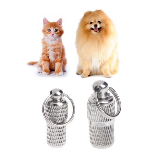 极速Anti Lost Barrel Tube Collar Dog Tags Pet For Pet Id Tag