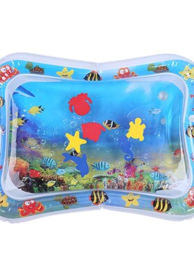Baby Play Water Mat Inflatable Infants Tummy Time Playmat  T