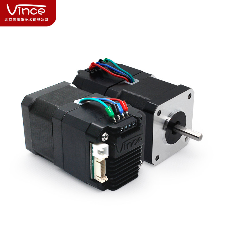 42电机CANOpen总线闭环驱控一体机驱动器编码器电机一体 步进伺服