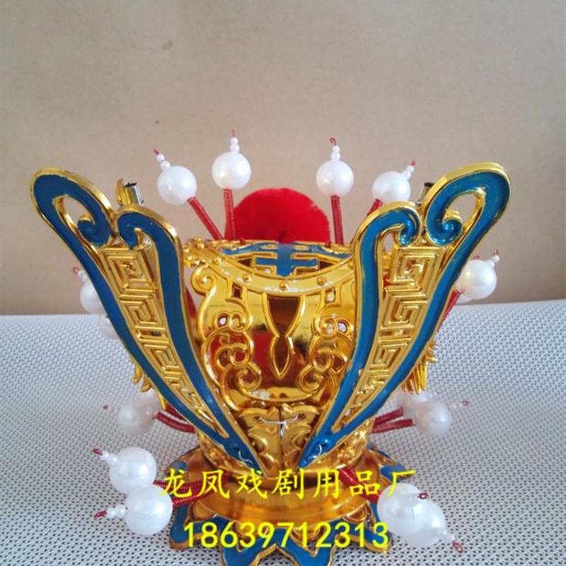 猴年专享戏剧齐天大圣孙悟空美猴王头饰帽子紫金冠儿童头饰