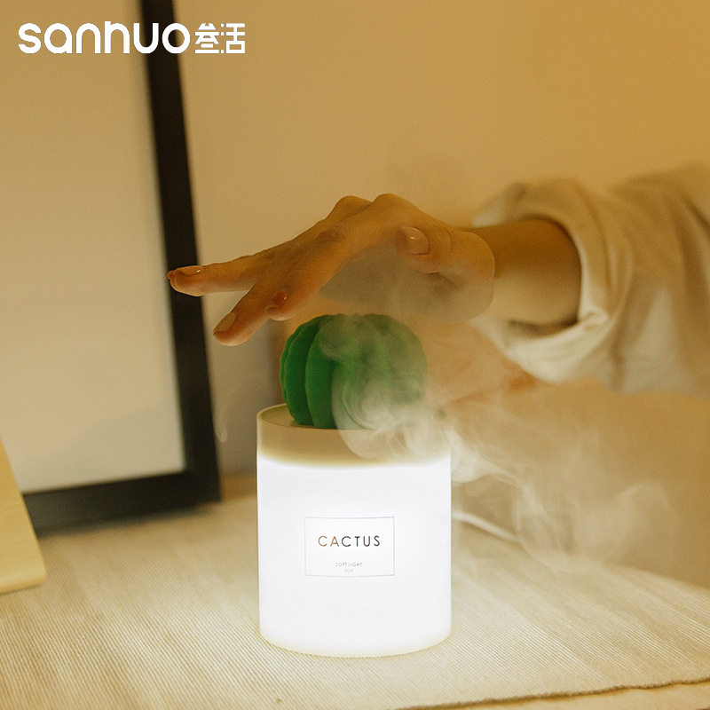 叁活加湿器 迷你桌面学生宿舍车载usb小型喷雾器小夜灯 跨境专供,家居饰品,香薰礼盒,淘宝优惠券,粉丝福利购,淘宝优惠卷