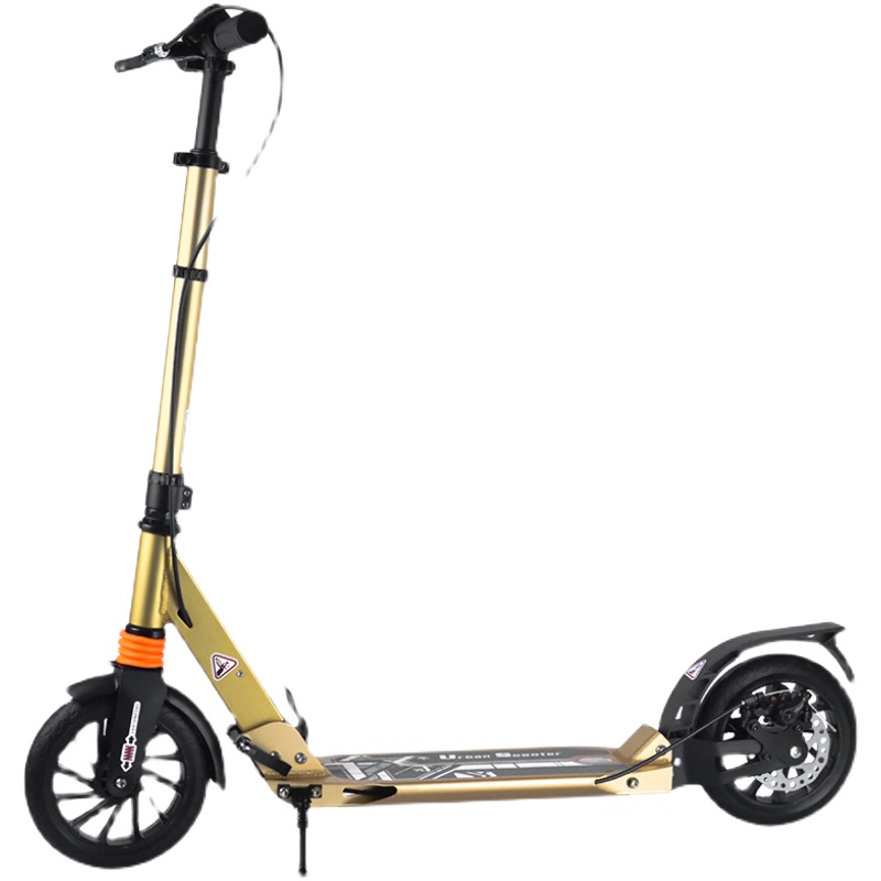 两轮滑板车儿童6-12岁中大童8岁以上男女孩初学轻便全铝校园代步