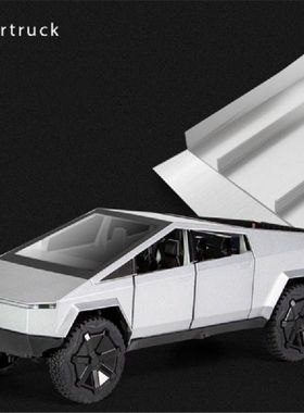 New 1/32 Tesla Cybertruck Pickup Alloy Car Model Diecasts Me