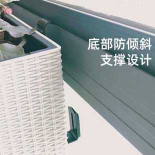 挂在窗户上的花盆阳台窗户花架窗沿挂式花盆长方形窄窗户卡槽挂架