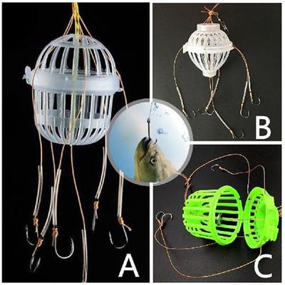 1Pcs Fiing Hooks Explosion Baits Cage Sea Box Hook