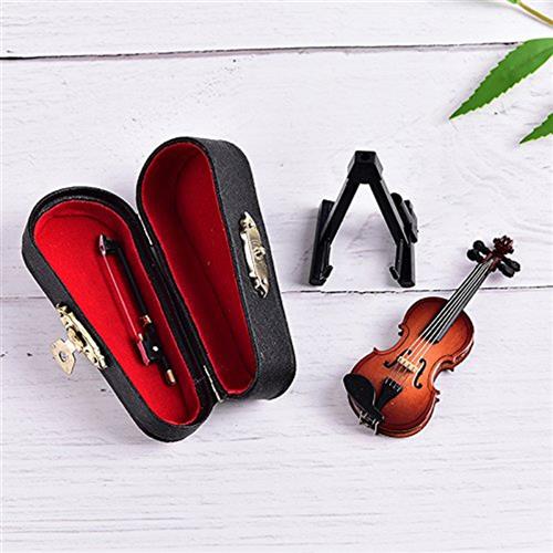 10/12cm Wooden Musical Instruments Collection Decorative