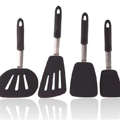 4PCS/LOT Silicone Turner Spatula Set Heat-Resistant
