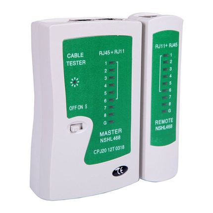 Network Lan Cable Tester Test Rj45 Rj-11 Cat5 Utp Ethernet