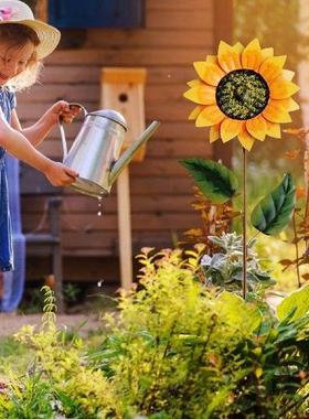 Metal Suower Decoration Wrought Iron Landscaping Rotating