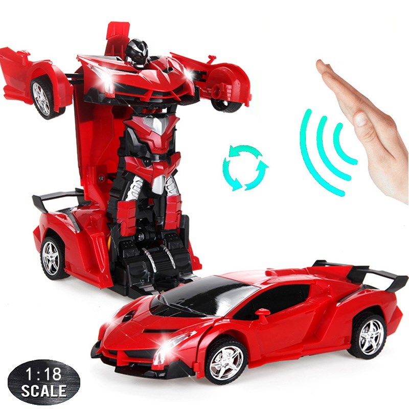 1:18 Electrical Changing Robot RC Cars Gesture Sensing Remot
