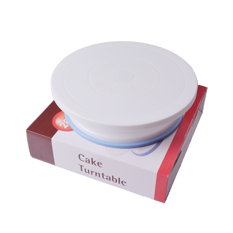 Baking turntable rotary cake mounting table PP plastic moun