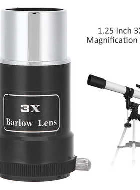 5P9943B Plastic Black 125 Inch 3X Magnification Lens